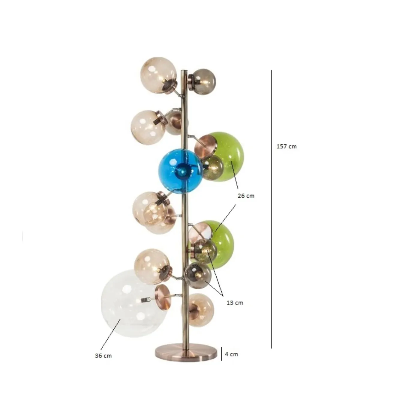 KARE Design Lampadaire Balloon Colore 160Cm