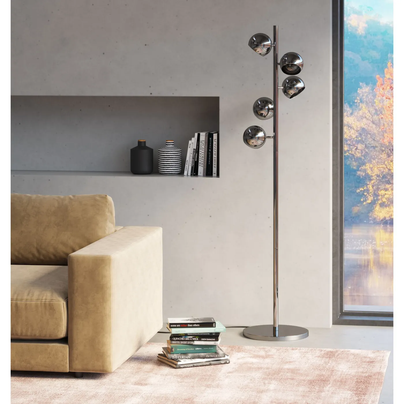 KARE Design Lampadaire Calotta Chrome 5