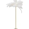 KARE Design Lampadaire Feather Palm Blanc 165Cm