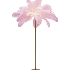 KARE Design Lampadaire Feather Palm Fuchsia 165Cm