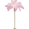 KARE Design Lampadaire Feather Palm Fuchsia 165Cm