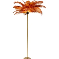 KARE Design Lampadaire Feather Palm Rusty Red 165Cm