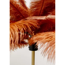 KARE Design Lampadaire Feather Palm Rusty Red 165Cm