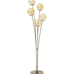 KARE Design Lampadaire Five Balls Ambre Laiton