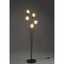 KARE Design Lampadaire Five Balls Ambre Laiton