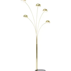 KARE Design Lampadaire Five Fingers Laiton