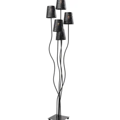 KARE Design Lampadaire Flexible Noir Cinque