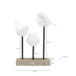 KARE Design Lampe A Poser Animal Birds Led 52Cm