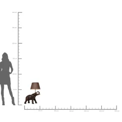 KARE Design Lampe A Poser Animal Elephant Safari 74Cm