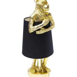 KARE Design Lampe A Poser Animal Monkey Dore-Noir