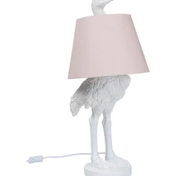 KARE Design Lampe A Poser Animal Ostrich Blanc 66Cm