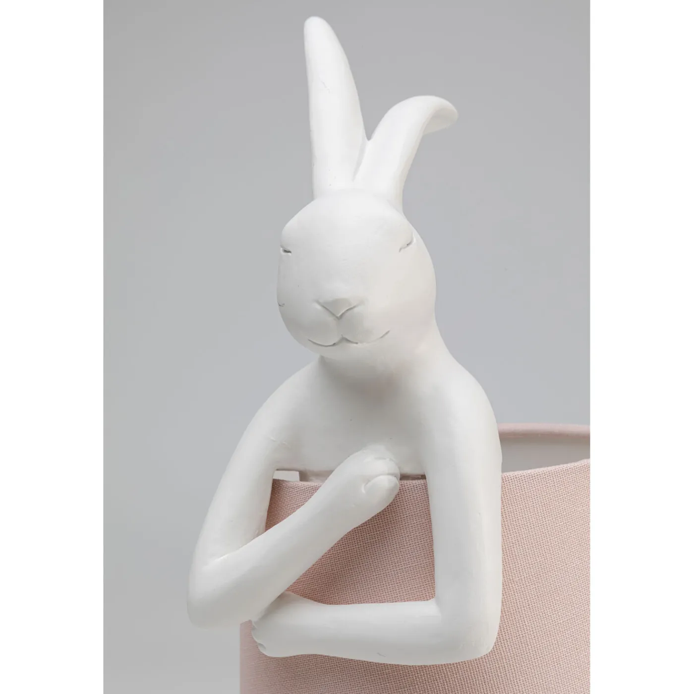KARE Design Lampe A Poser Animal Rabbit Blanc/Rose 50Cm