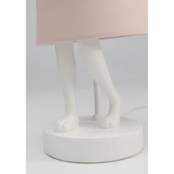 KARE Design Lampe A Poser Animal Rabbit Blanc/Rose 50Cm