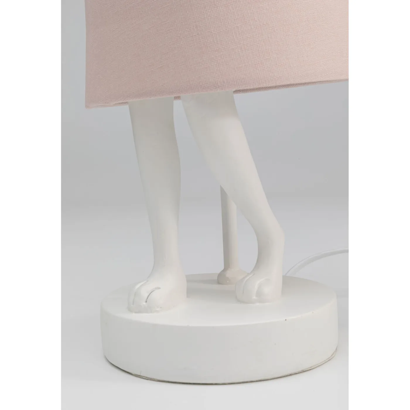 KARE Design Lampe A Poser Animal Rabbit Blanc/Rose 50Cm
