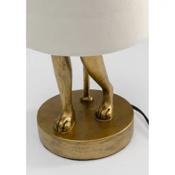 KARE Design Lampe A Poser Animal Rabbit Dore/Blanc 50Cm