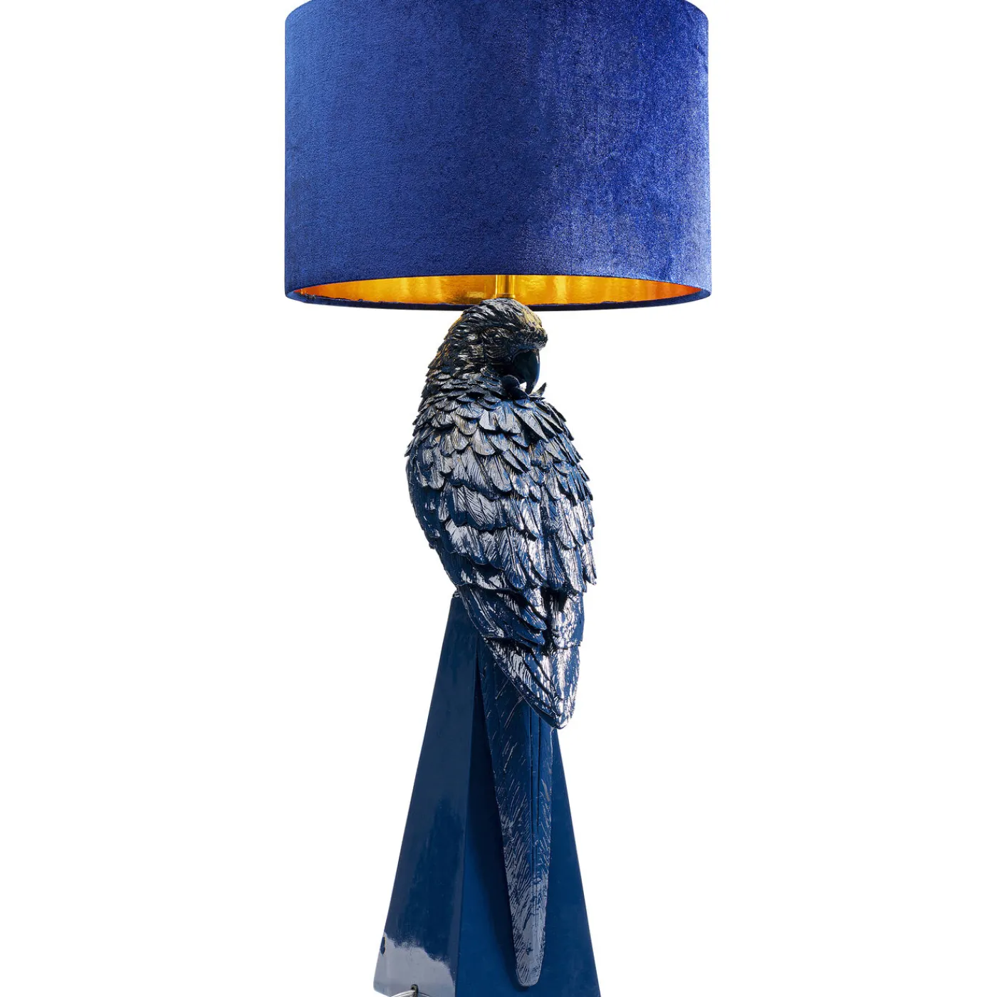 KARE Design Lampe A Poser Parrot Bleu 84Cm