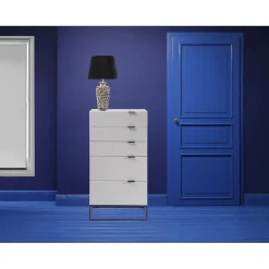 KARE Design Lampe A Poser Rose Argente´ 57Cm