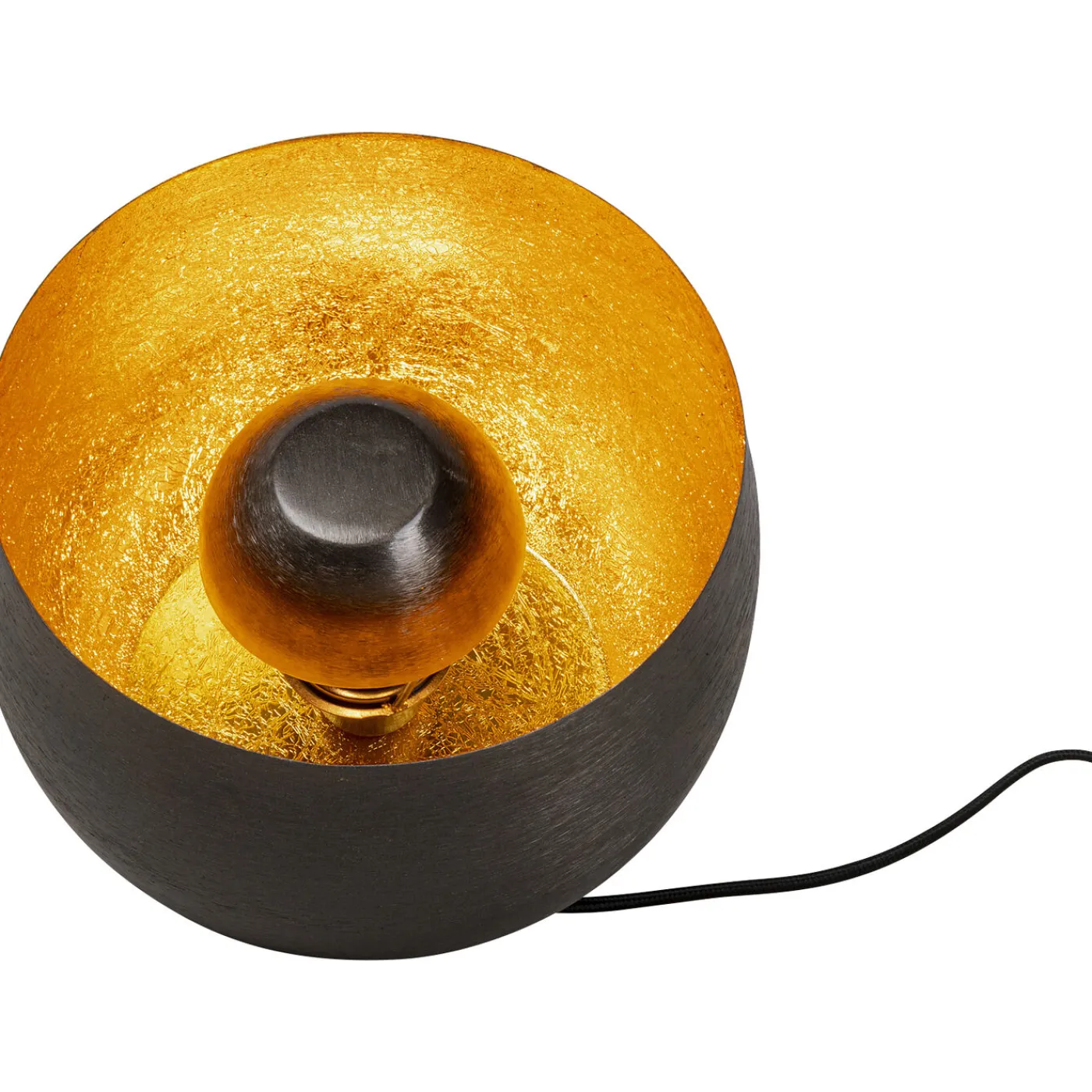 KARE Design Lampe De Sol Apollon Smooth Noir O28Cm