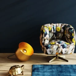 KARE Design Lampe De Sol Apollon Smooth Dore O35Cm