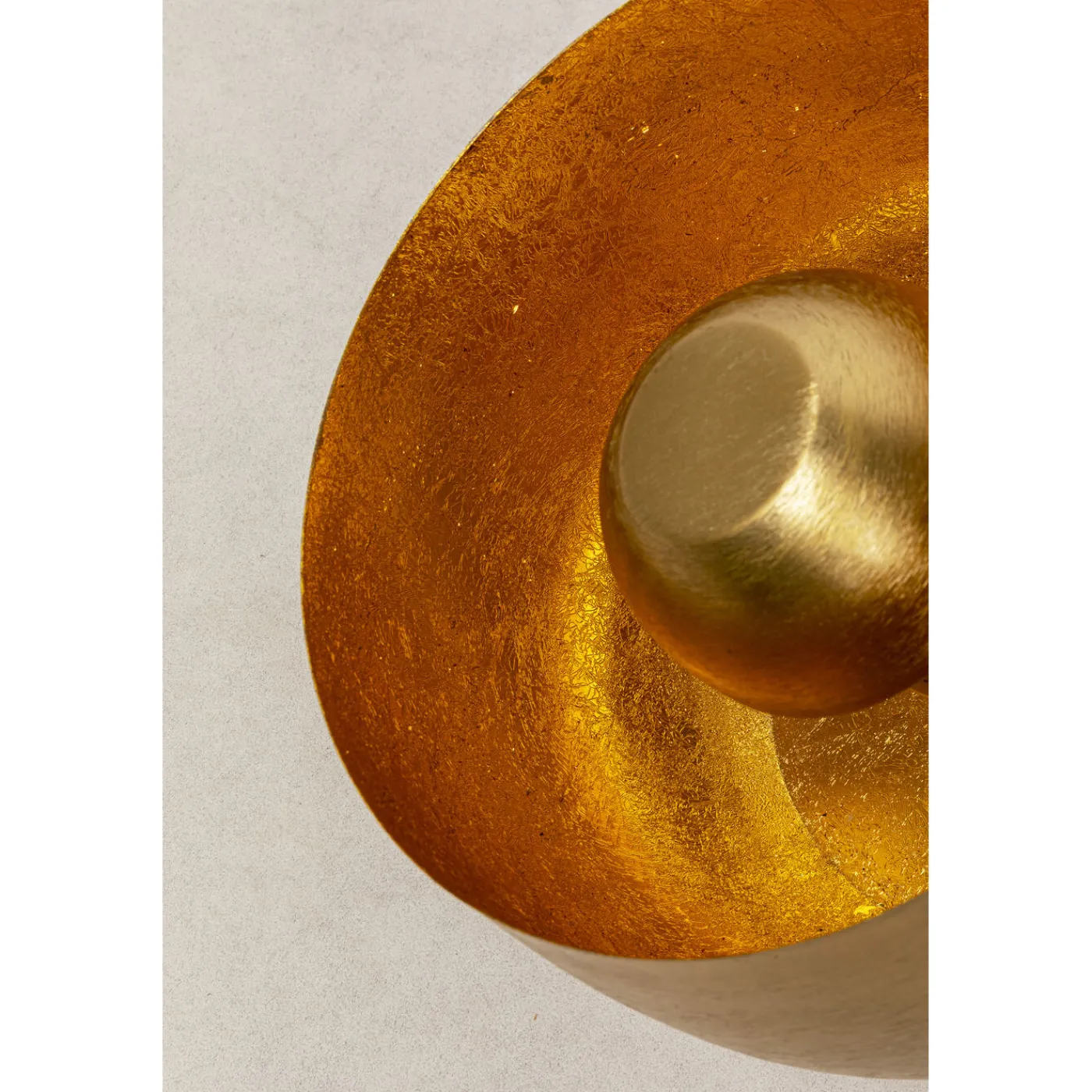 KARE Design Lampe De Sol Apollon Smooth Dore O28Cm