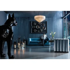 KARE Design Lanterne Giardino Argente (4/Set)