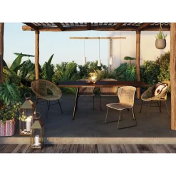 KARE Design Lanterne Giardino Dore (4/Set)