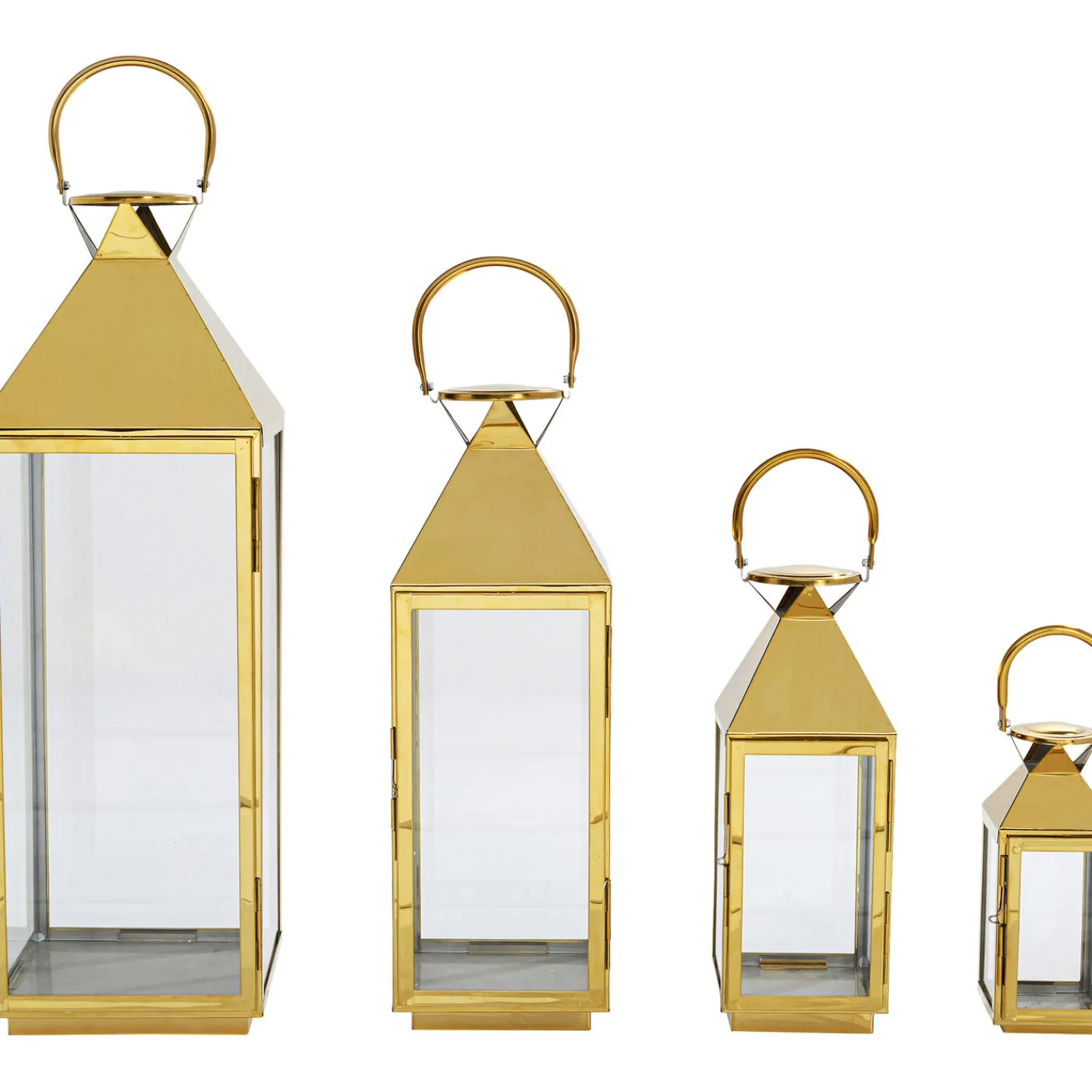 KARE Design Lanterne Giardino Dore (4/Set)