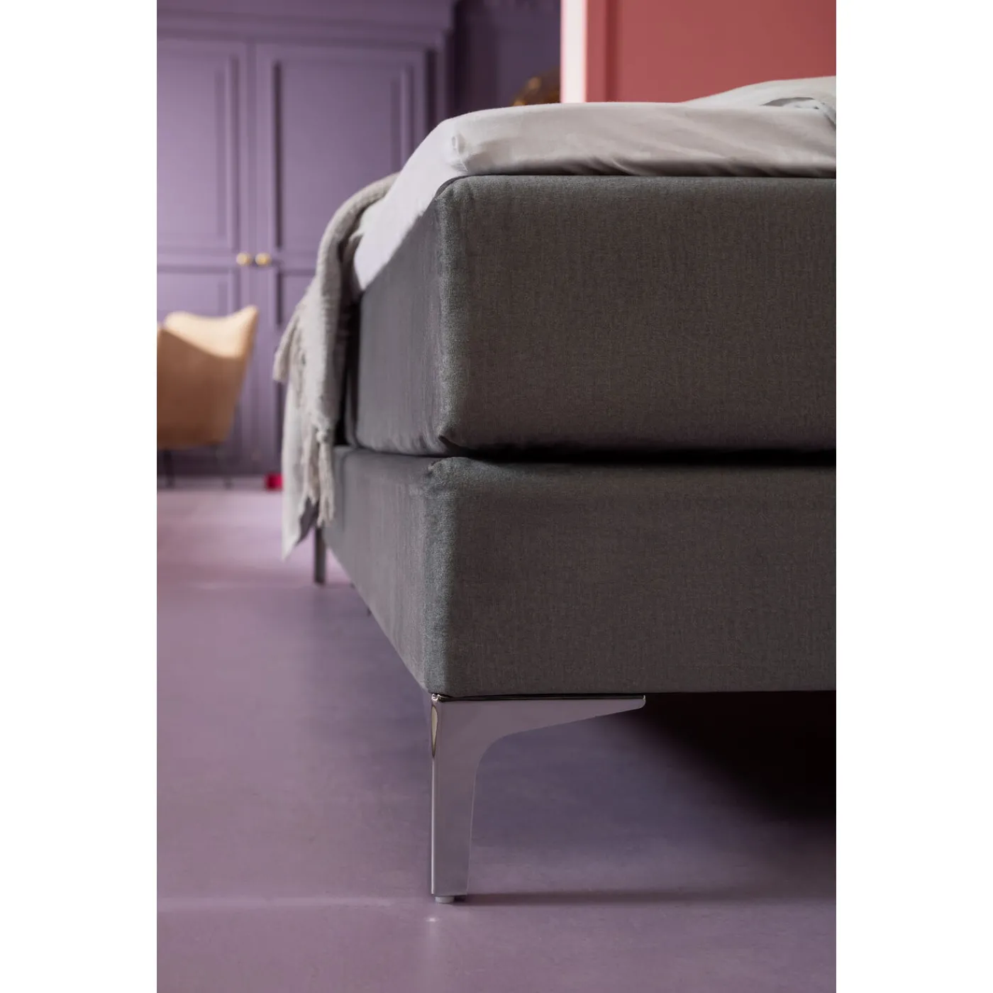 KARE Design Lit Boxspring Benito Star Gris 180X200