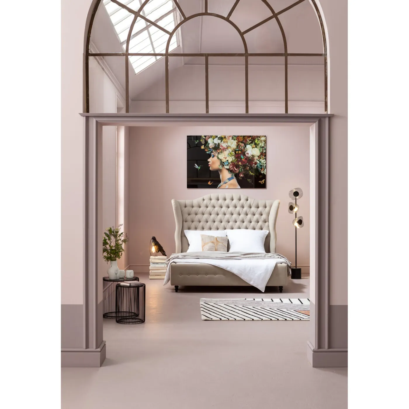 KARE Design Lit City Spirit 180X200Cm Lin Naturel