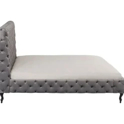 KARE Design Lit Desire Haut Gris Argente 160X200Cm