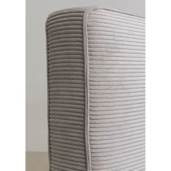 KARE Design Lit East Side Velours Cotele Gris 180X200Cm