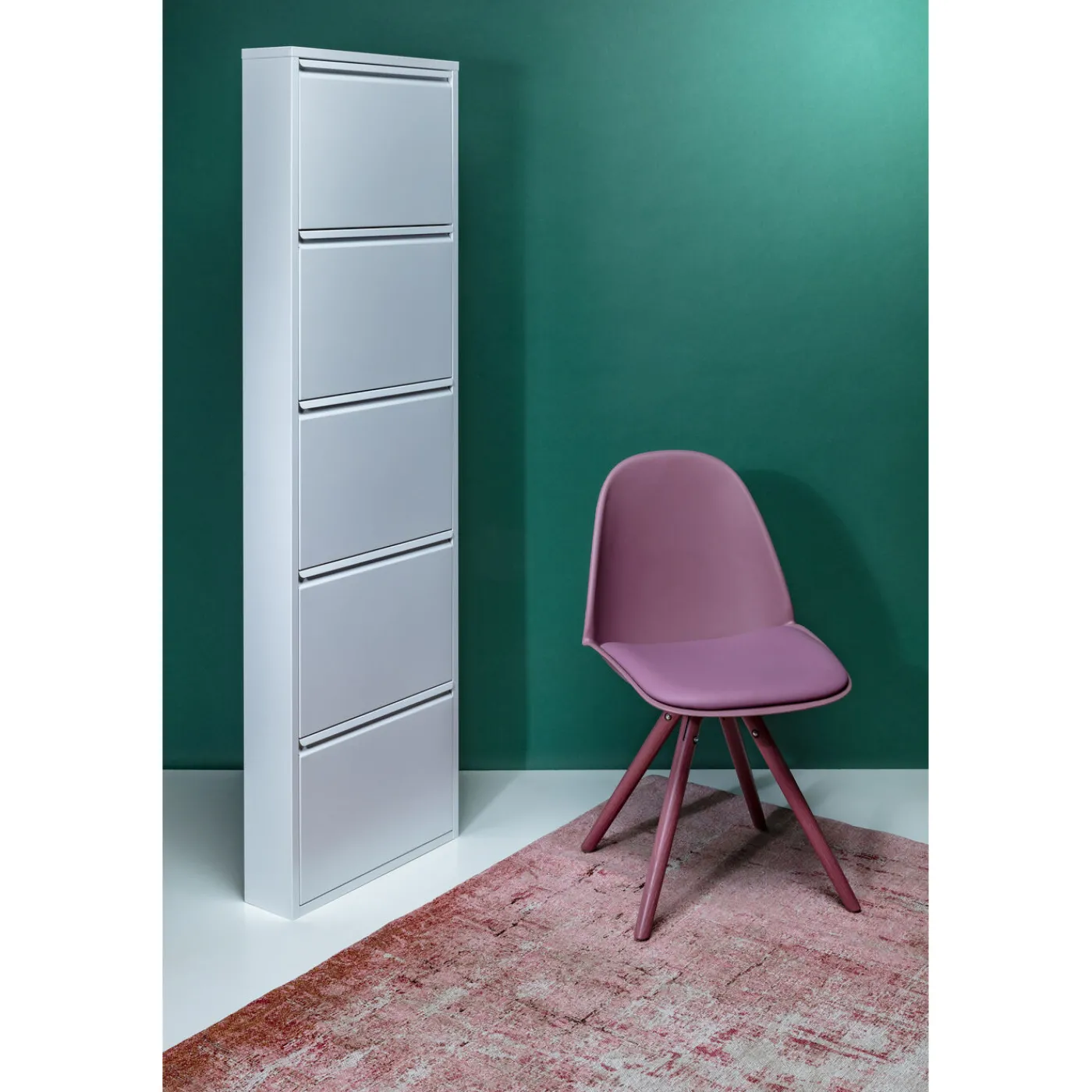 KARE Design Meuble À Chaussures Caruso 5 Blanc (Mailorder)