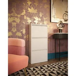 KARE Design Meuble À Chaussures Caruso 3 Creme (Mo)