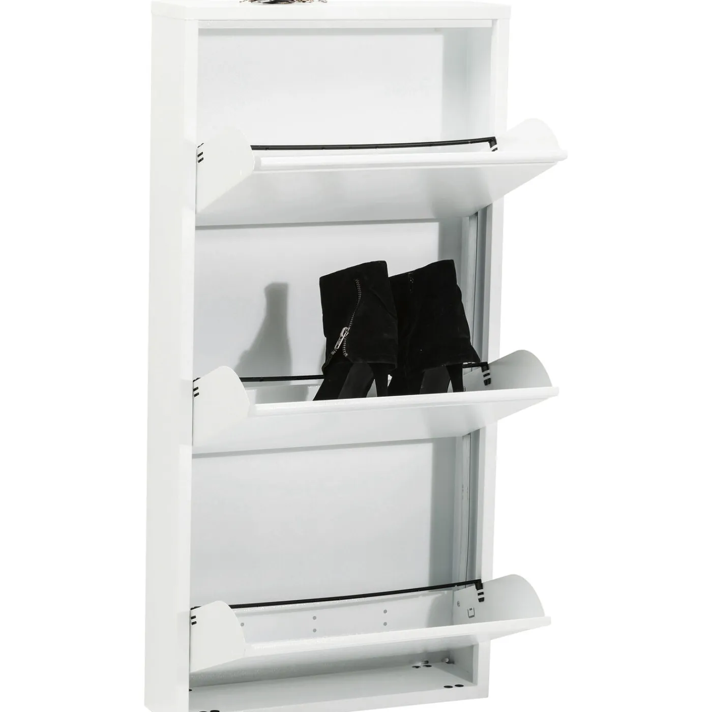 KARE Design Meuble À Chaussures Caruso 3 Blanc
