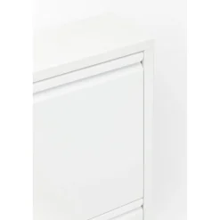 KARE Design Meuble À Chaussures Caruso 3 Blanc