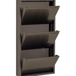 KARE Design Meuble À Chaussures Caruso 3 Argente (Mailorder)