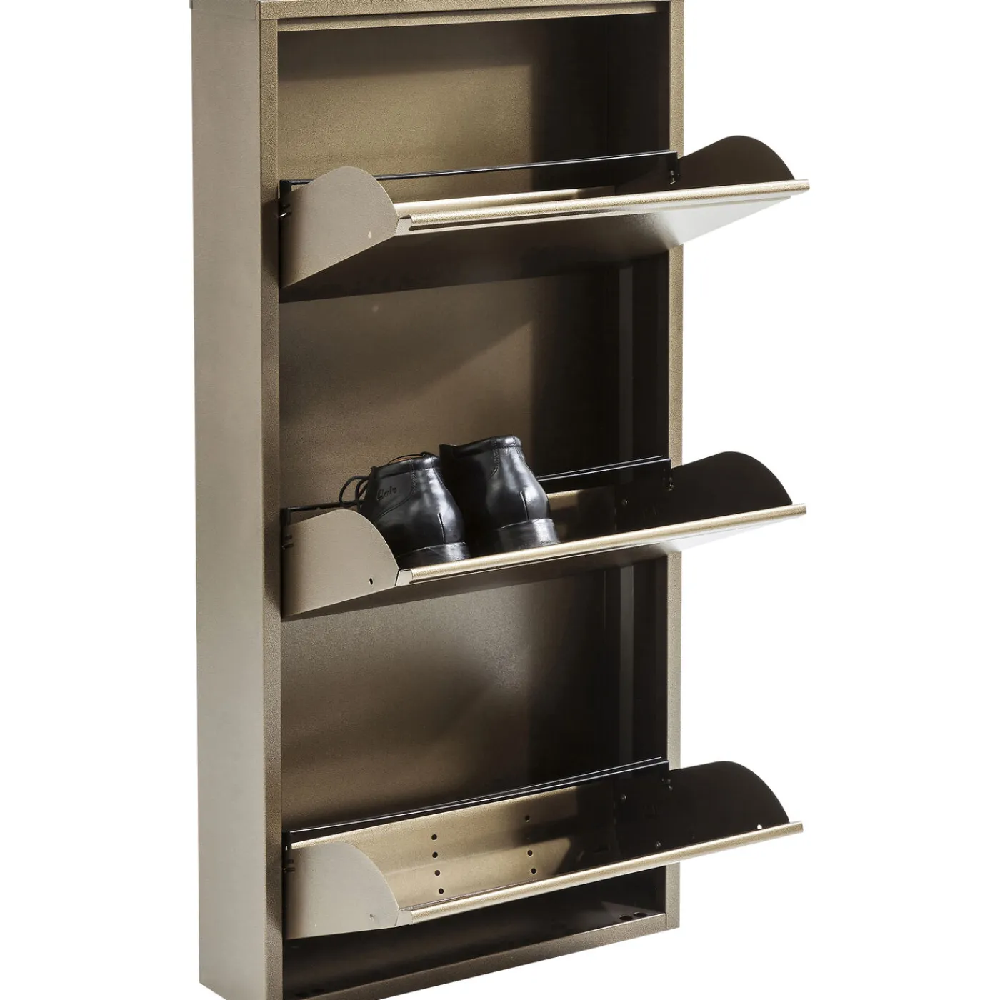 KARE Design Meuble À Chaussures Caruso 3 Bronze