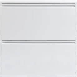 KARE Design Meuble À Chaussures Caruso 2 Double Blanc