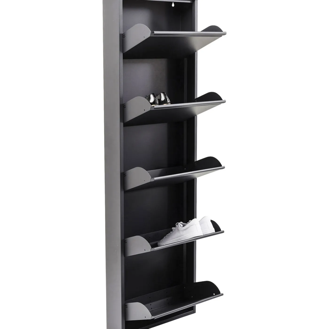 KARE Design Meuble À Chaussures Caruso 5 Anthracite