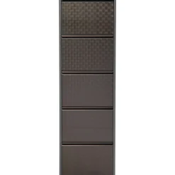 KARE Design Meuble À Chaussures Caruso 5 Argente (Mailorder)