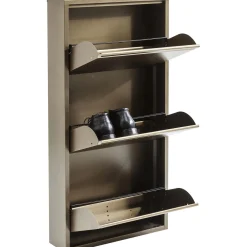 KARE Design Meuble À Chaussures Caruso 3 Bronze (Mailorder)