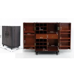 KARE Design Meuble Bar Globetrotter Mm