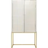 KARE Design Meuble Bar Luxury Champagne 89X181Cm