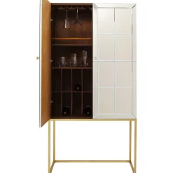 KARE Design Meuble Bar Luxury Champagne 89X181Cm