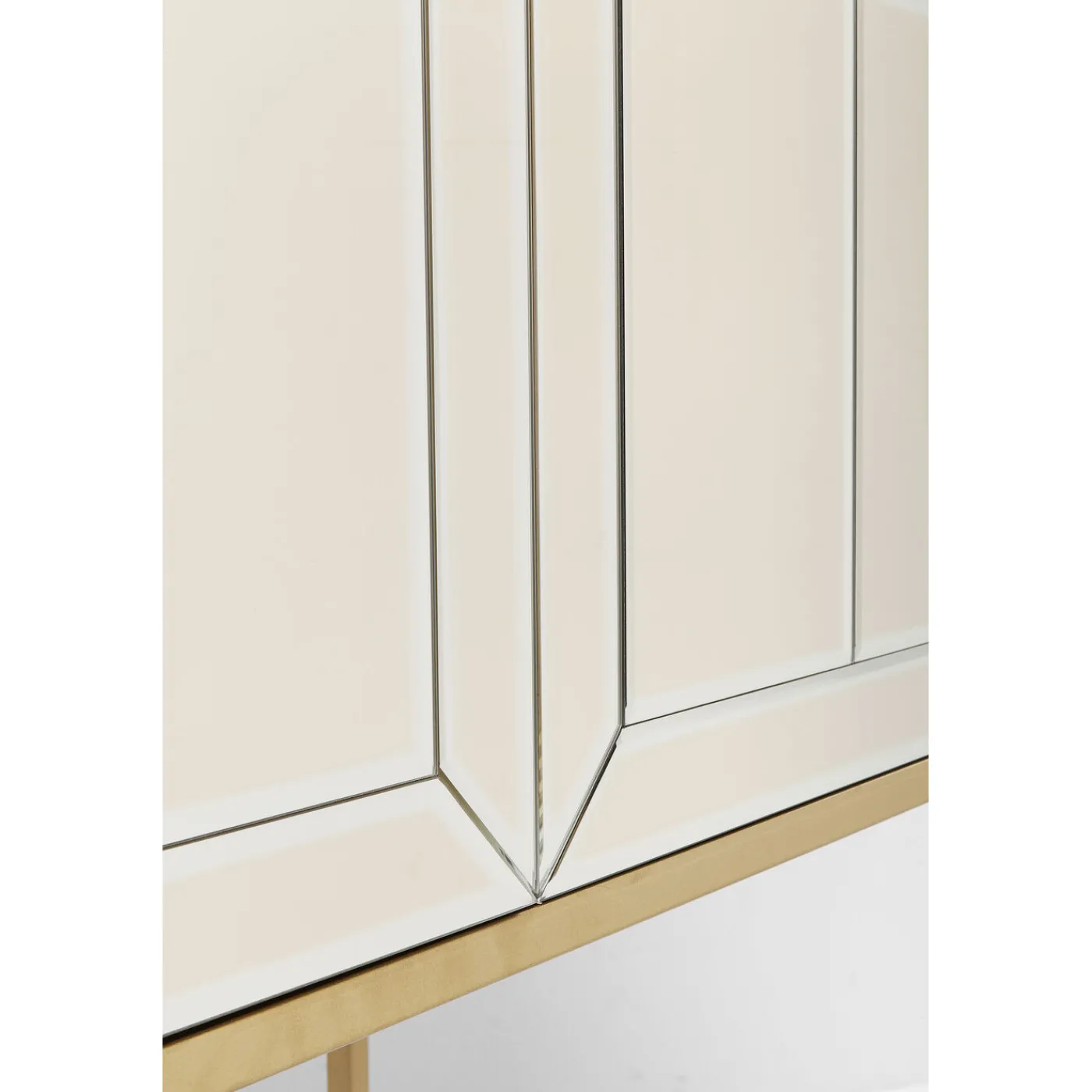 KARE Design Meuble Bar Luxury Champagne 89X181Cm