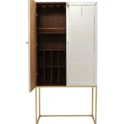 KARE Design Meuble Bar Luxury Champagne 89X181Cm