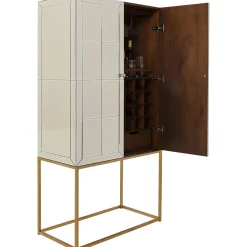 KARE Design Meuble Bar Luxury Champagne 89X181Cm
