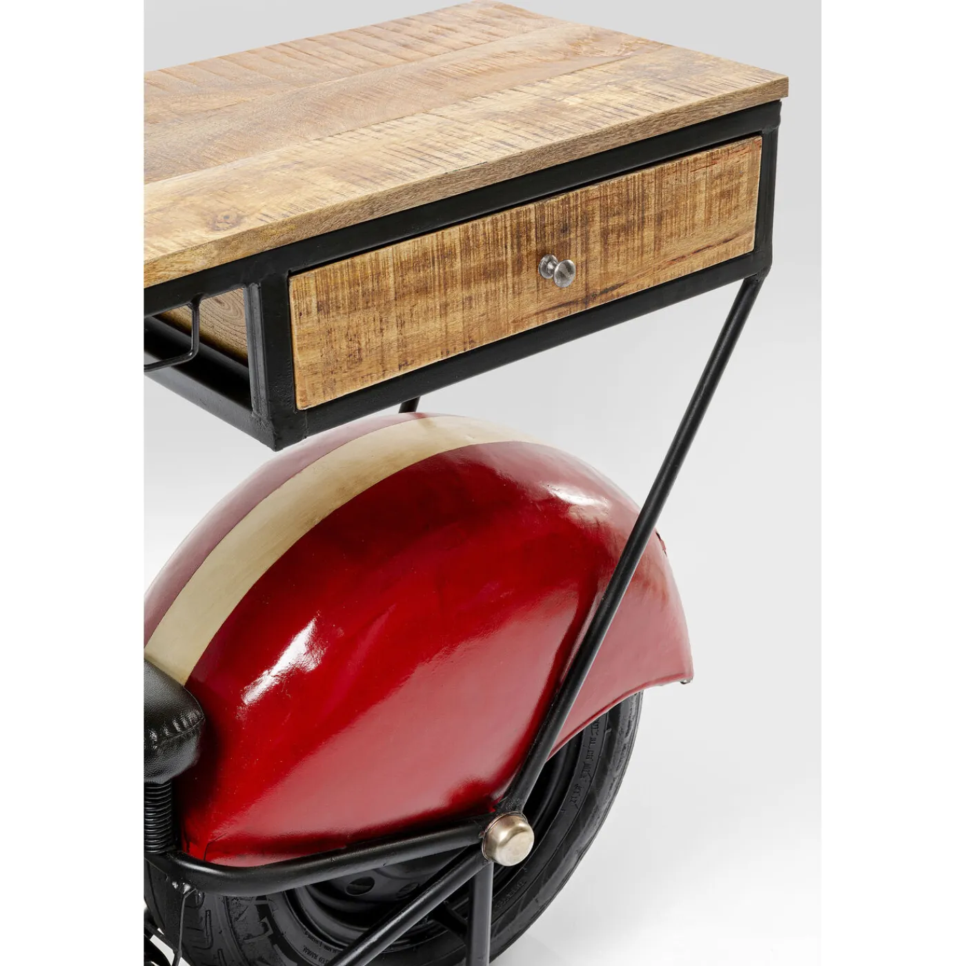 KARE Design Meuble Bar Motorbike Rouge