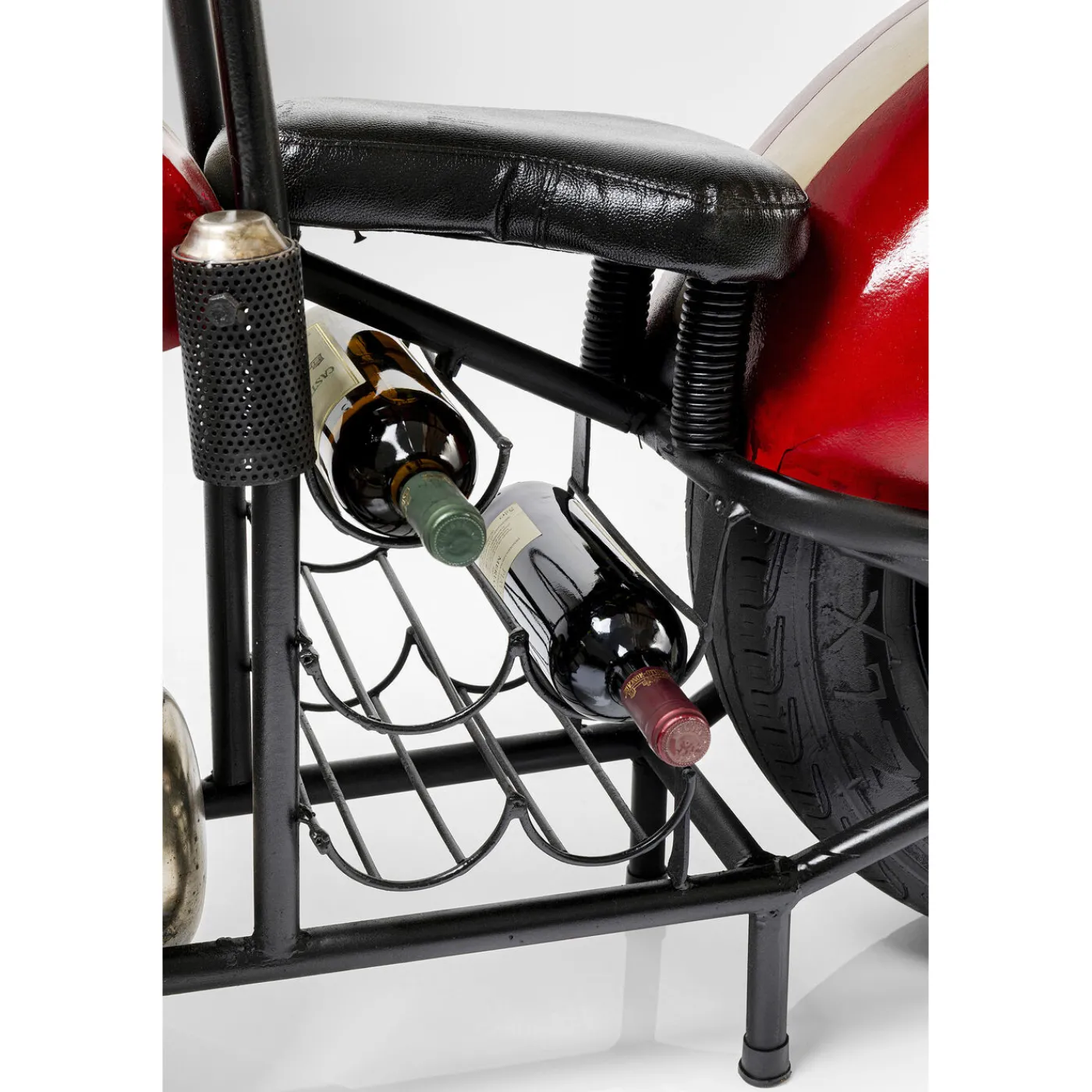 KARE Design Meuble Bar Motorbike Rouge