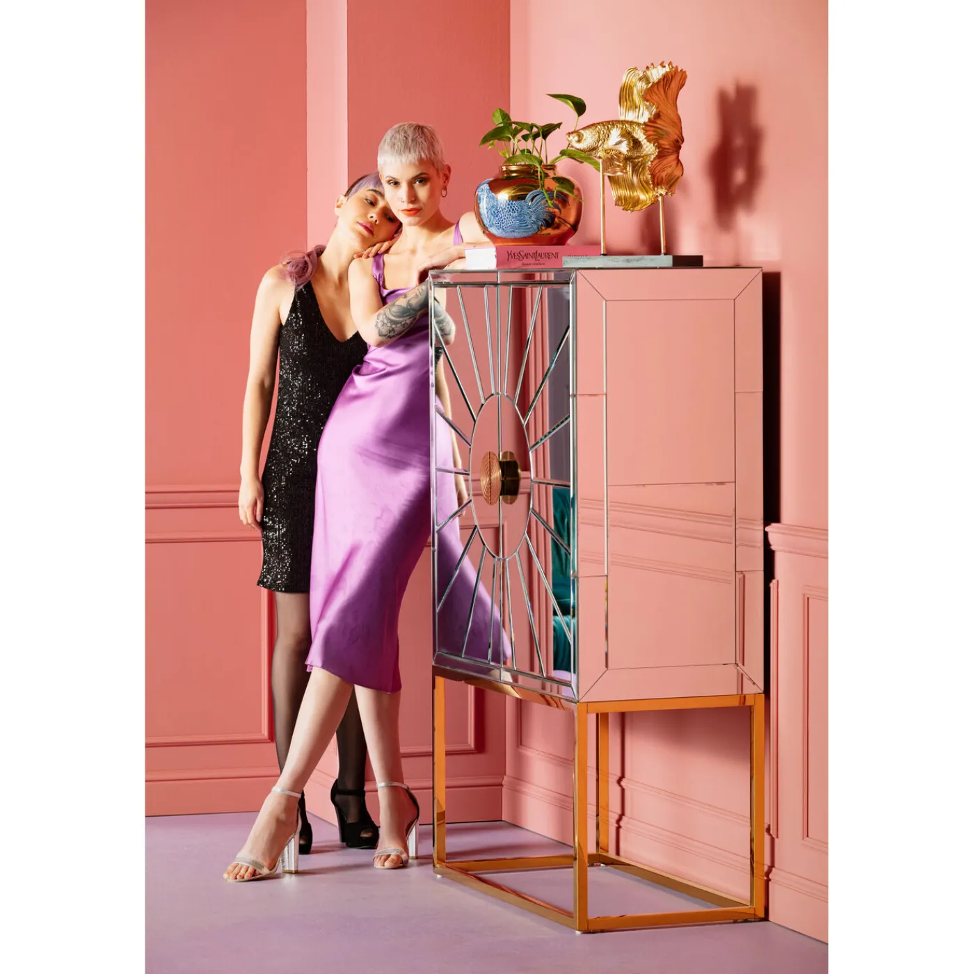 KARE Design Meuble Bar Queen 91X147Cm